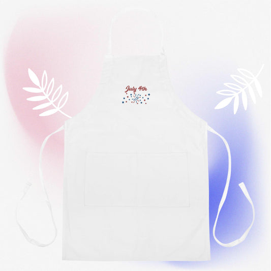 July 4th Embroidered Apron