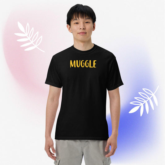 Muggle Men’s garment-dyed heavyweight t-shirt