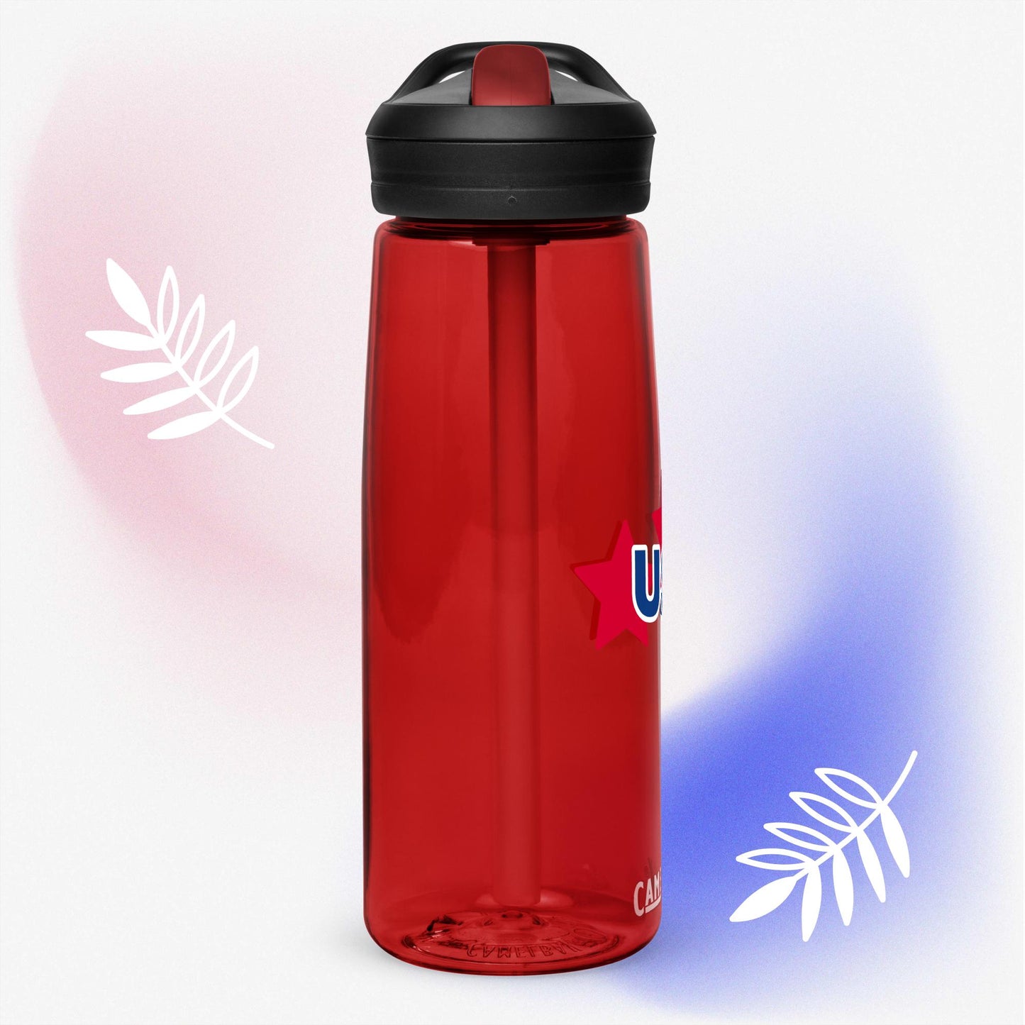 USA July 4th water bottle