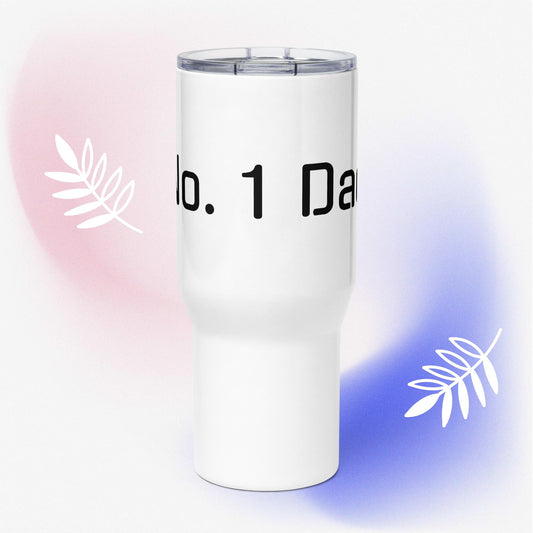 No. 1 Dad Travel mug with a handle